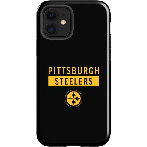 NFL Pittsburgh Steelers Black Performance Series iPhone 12 Impact Case