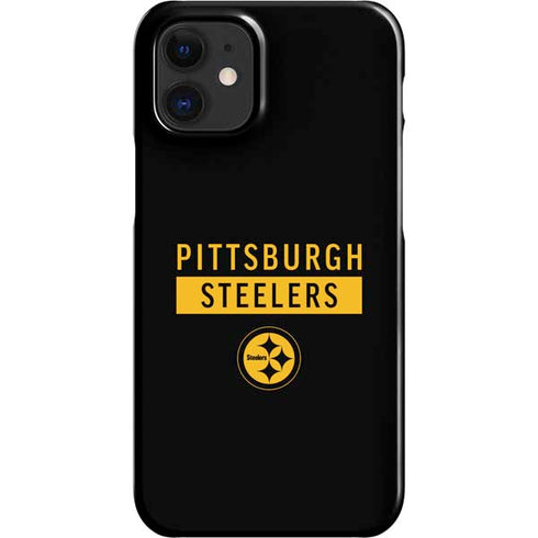 NFL Pittsburgh Steelers Black Performance Series iPhone 12 Mini Lite Case