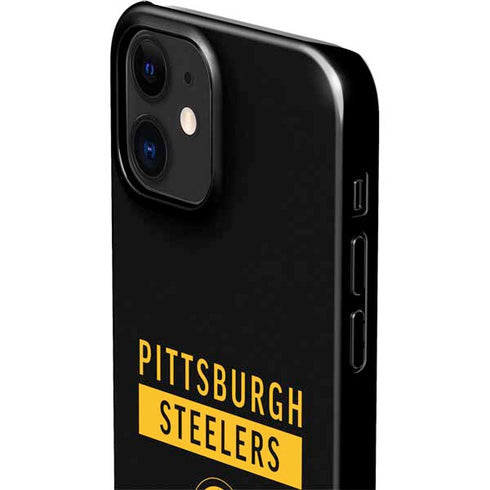 NFL Pittsburgh Steelers Black Performance Series iPhone 12 Mini Lite Case
