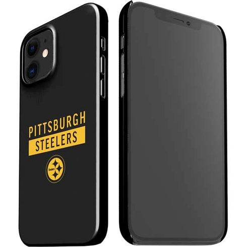 NFL Pittsburgh Steelers Black Performance Series iPhone 12 Mini Lite Case