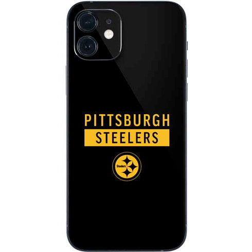 NFL Pittsburgh Steelers Black Performance Series iPhone 12 Mini Skin