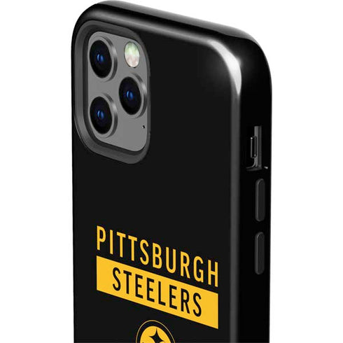NFL Pittsburgh Steelers Black Performance Series iPhone 12 Pro Max Impact Case