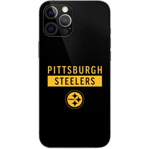 NFL Pittsburgh Steelers Black Performance Series iPhone 12 Pro Max Skin