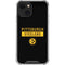 NFL Pittsburgh Steelers Black Performance Series iPhone 13 Mini Clear Case