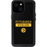 NFL Pittsburgh Steelers Black Performance Series iPhone 13 Mini Waterproof Case