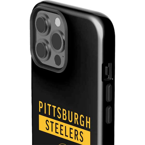 NFL Pittsburgh Steelers Black Performance Series iPhone 13 Pro Max Impact Case