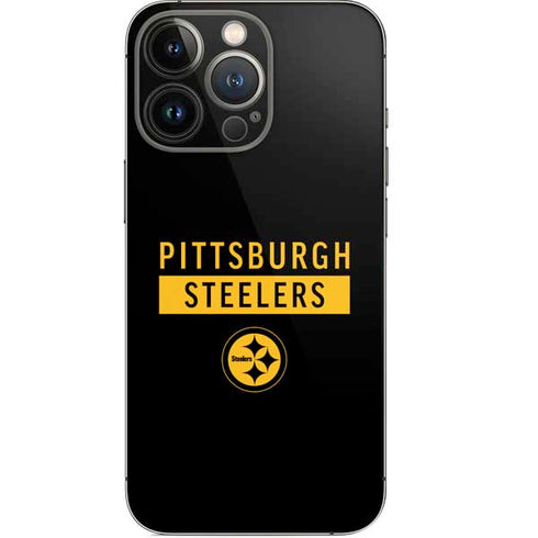 NFL Pittsburgh Steelers Black Performance Series iPhone 13 Pro Skin