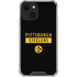 NFL Pittsburgh Steelers Black Performance Series iPhone 14 Plus Clear Case