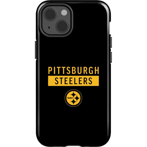 NFL Pittsburgh Steelers Black Performance Series iPhone 15 Impact Case