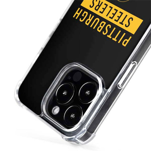 NFL Pittsburgh Steelers Black Performance Series iPhone 15 Pro Max MagSafe Case