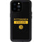 NFL Pittsburgh Steelers Black Performance Series iPhone 14 Pro Max Waterproof Case