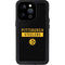 NFL Pittsburgh Steelers Black Performance Series iPhone 14 Pro Waterproof Case
