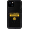 NFL Pittsburgh Steelers Black Performance Series iPhone 15 Plus Waterproof Case