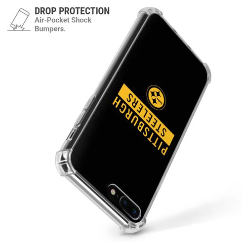 NFL Pittsburgh Steelers Black Performance Series iPhone 7/8 Plus Clear Case