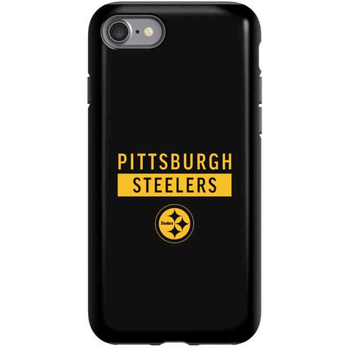 NFL Pittsburgh Steelers Black Performance Series iPhone SE (2nd & 3rd Gen) Pro Case