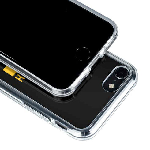 NFL Pittsburgh Steelers Black Performance Series iPhone SE (2nd & 3rd Gen) Clear Case