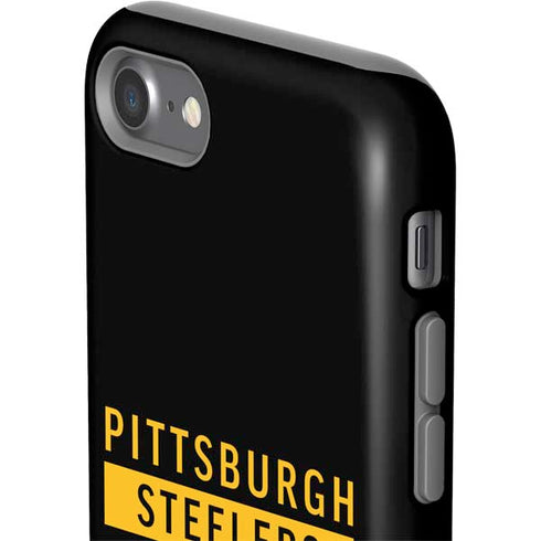 NFL Pittsburgh Steelers Black Performance Series iPhone SE (2nd & 3rd Gen) Pro Case
