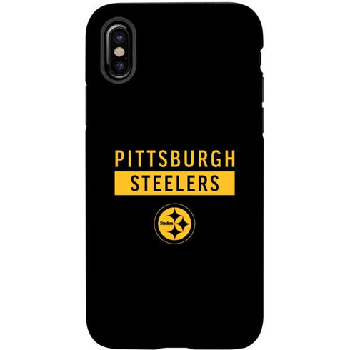 NFL Pittsburgh Steelers Black Performance Series iPhone X Pro Case