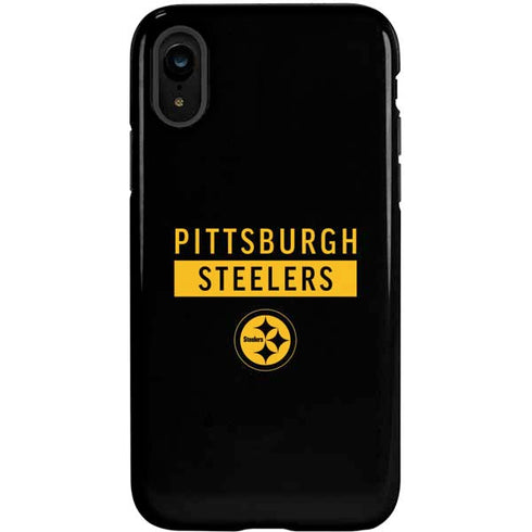 NFL Pittsburgh Steelers Black Performance Series iPhone XR Pro Case
