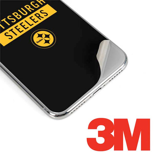 NFL Pittsburgh Steelers Black Performance Series iPhone XS Max Skin