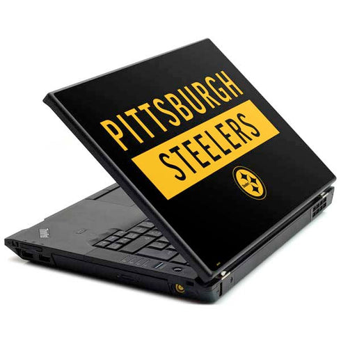 NFL Pittsburgh Steelers Black Performance Series Lenovo T420 Skin