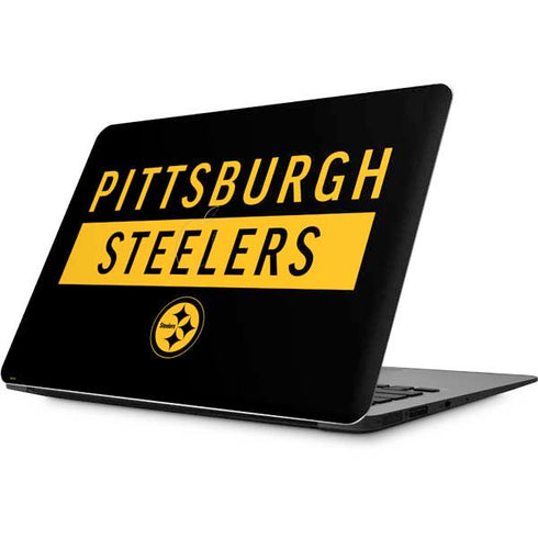 NFL Pittsburgh Steelers Black Performance Series Apple MacBook Skin