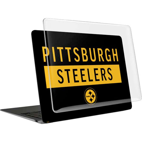 NFL Pittsburgh Steelers Black Performance Series MacBook Air 13in M1 (2021) Case plus Skin