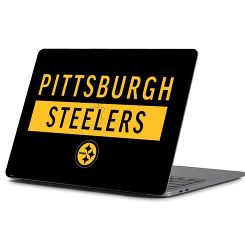 NFL Pittsburgh Steelers Black Performance Series Apple MacBook Pro 13-inch Skin