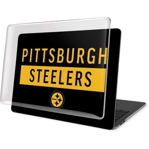 NFL Pittsburgh Steelers Black Performance Series MacBook Pro 16in (2019-20) Case plus Skin