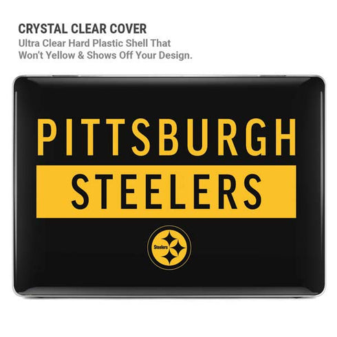 NFL Pittsburgh Steelers Black Performance Series MacBook Pro 16in (2021-25) Case plus Skin