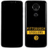 NFL Pittsburgh Steelers Black Performance Series Moto E5 Plus Skin