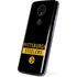 NFL Pittsburgh Steelers Black Performance Series Moto E5 Plus Skin