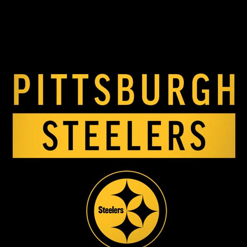 NFL Pittsburgh Steelers Black Performance Series Moto G6 Skin