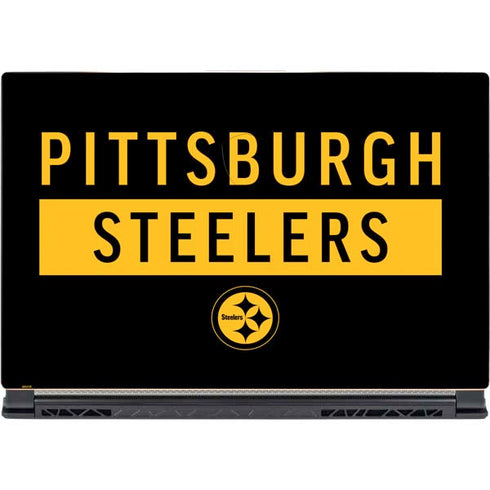 NFL Pittsburgh Steelers Black Performance Series MSI GS65 Stealth Laptop Skin