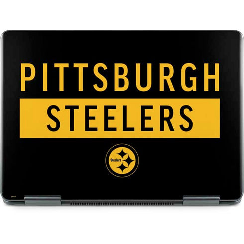 NFL Pittsburgh Steelers Black Performance Series Notebook 9 Pro 13in (2017) Skin