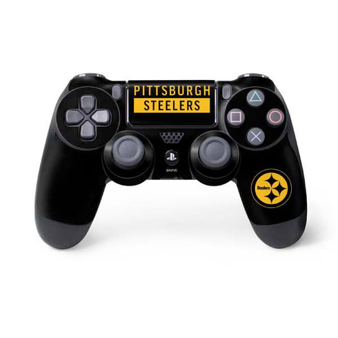 NFL Pittsburgh Steelers Black Performance Series PS4 Controller Skin