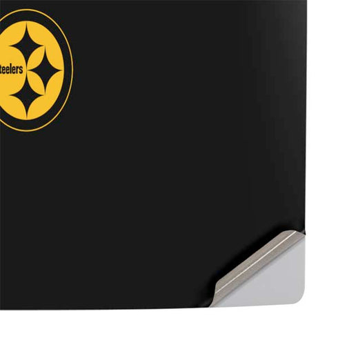 NFL Pittsburgh Steelers Black Performance Series PS5 Slim Disk Console Skin