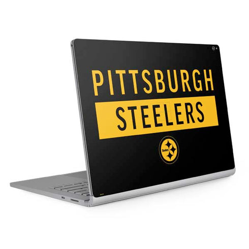 NFL Pittsburgh Steelers Black Performance Series Surface Book 2 15in Skin