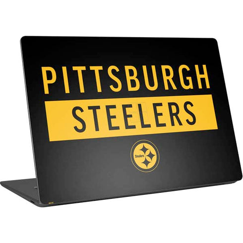 NFL Pittsburgh Steelers Black Performance Series Surface Laptop 4 15in Skin