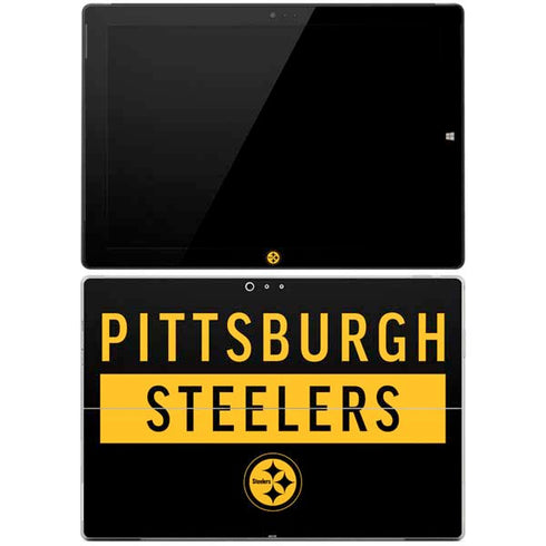 NFL Pittsburgh Steelers Black Performance Series Surface Pro 3 Skin