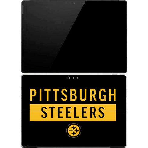 NFL Pittsburgh Steelers Black Performance Series Surface Pro 4 Skin