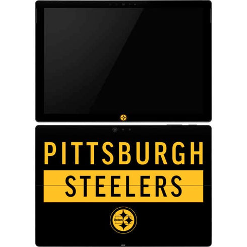 NFL Pittsburgh Steelers Black Performance Series Surface Pro 6 Skin