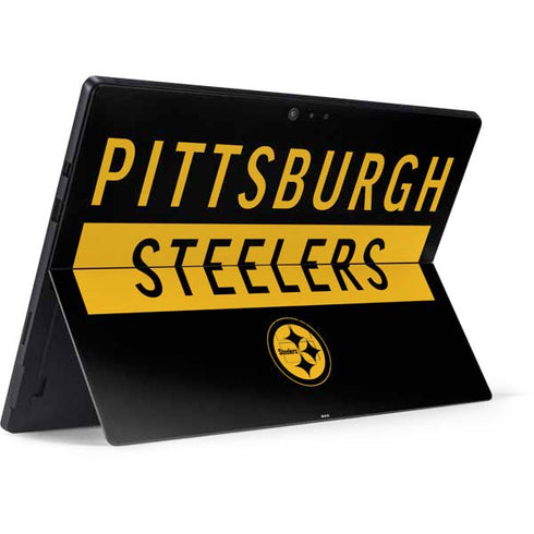 NFL Pittsburgh Steelers Black Performance Series Surface Pro 6 Skin