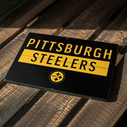 NFL Pittsburgh Steelers Black Performance Series Surface Pro 6 Skin