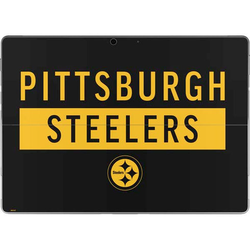 NFL Pittsburgh Steelers Black Performance Series Surface Pro 8 Skin