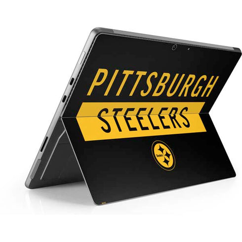 NFL Pittsburgh Steelers Black Performance Series Surface Pro 8 Skin