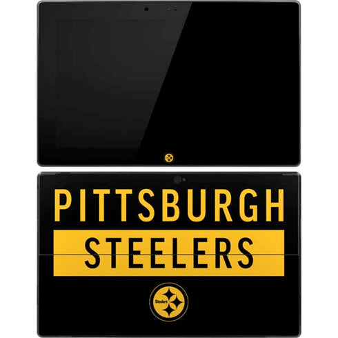 NFL Pittsburgh Steelers Black Performance Series Surface Pro Tablet Skin
