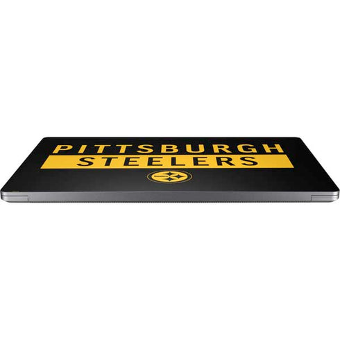 NFL Pittsburgh Steelers Black Performance Series Universal Laptop 16in (13 x 9.4in) Skin
