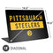 NFL Pittsburgh Steelers Black Performance Series Universal Laptop 18in (14.6 x 10.6in) Skin