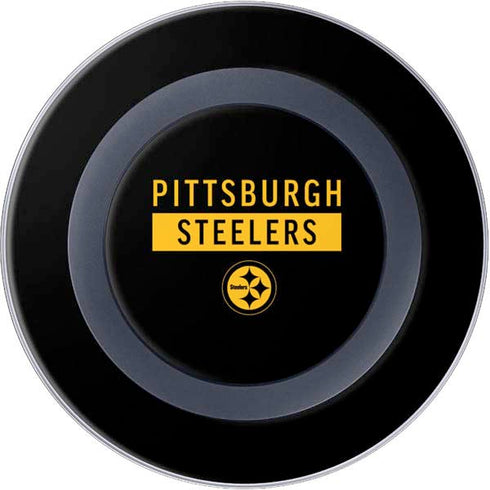 NFL Pittsburgh Steelers Black Performance Series Wireless Charger Skin